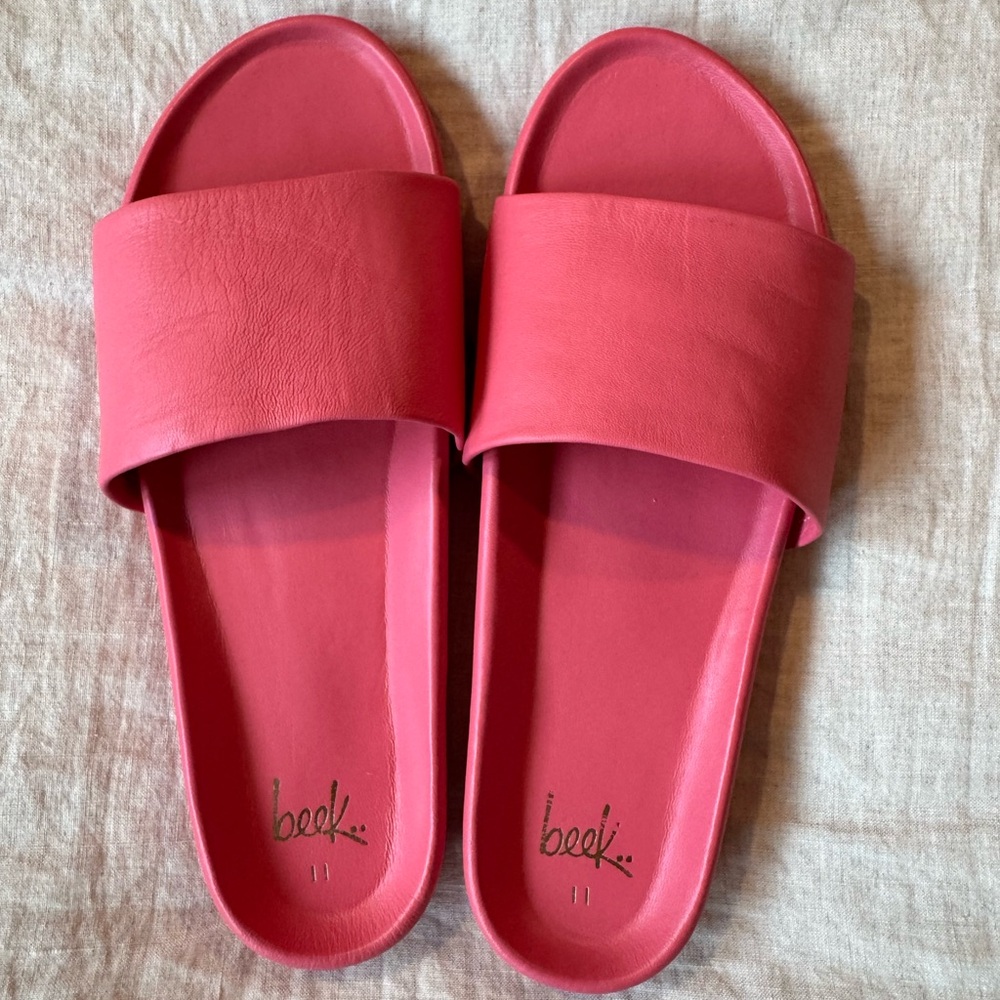 Beek Women's Gallito Pink Slide Sandals